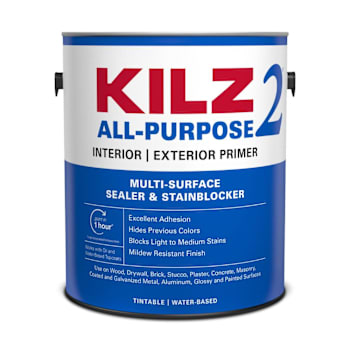 Kilz 2 All Purpose 1 Gal. Multi-Surface Primer, Sealer, And Stain Blocker, White