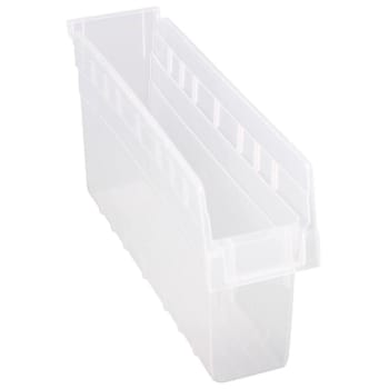 Image for Quantum Storage Systems Shelf Bin 17-7/8"L X 4-1/8"W X 8"H Clear Case Of 20 from HD Supply