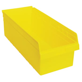 Image for Quantum Storage Systems Shelf Bin 23-5/8"L X 11-1/8"W X 4"H Yellow Case Of 6 from HD Supply