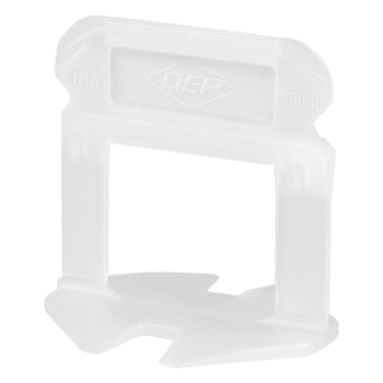 QEP Lash XL Tile Leveling Clips, 1/16", Package Of 100