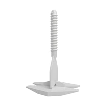 QEP Lash360 Tile Leveling 4 Corner Stem, 1/16", Package Of 100