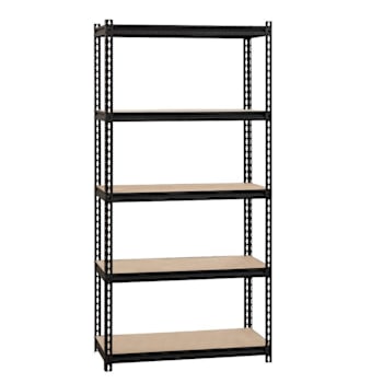 Iron Horse 2300 Riveted Steel Shelving 5-Shelf Unit 18d X 36w X 72h