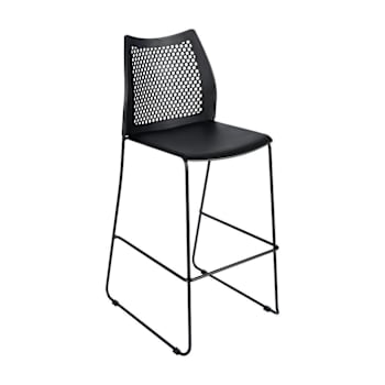 Flash Furniture Hercules Stack Bar Stool With Air-Vent Back