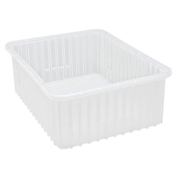 Image for Quantum Storage Systems Container 22-1/2"L X 17-1/2"W X 8"H Clear Case Of 3 from HD Supply
