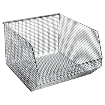 Quantum Storage Systems Mesh Stack 18-1/2"D X 17"W X 11-1/4"H Chrome Case Of 5