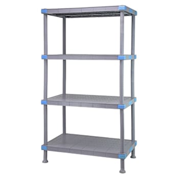 Image for Quantum Storage Systems Millenia Shelving Unit 24"W X 18"D X 50"H Gray from HD Supply
