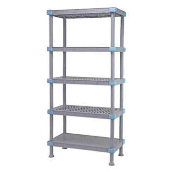 Image for Quantum Storage Systems Millenia Shelving Unit 36"W X 24"D X 74"H Gray from HD Supply