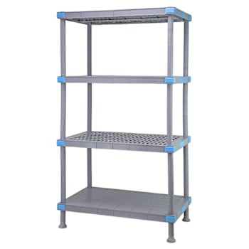 Image for Quantum Storage Systems Millenia Shelving Unit 60"W X 24"D X 62"H Gray from HD Supply