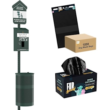 Fur Essentials 13-Gallon Dog Waste Station Can Liners 1.1 Mil Thick Package Of 2