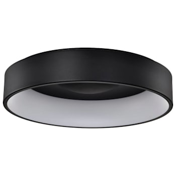 Image for SATCO Orbit 24" LED Flush Mount Fixture, 3000k/4000k/5000k, 30 Watts, Black from HD Supply