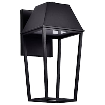 Image for SATCO Colt 7" LED Medium Outdoor Lantern, 3000k, 10 Watts, Matte Black from HD Supply