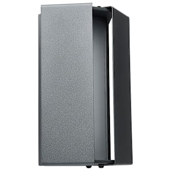 Image for SATCO PEAK 9" LED Wall Sconce, 3000k/4000k/5000k, 10 Watts, Matte Gray from HD Supply