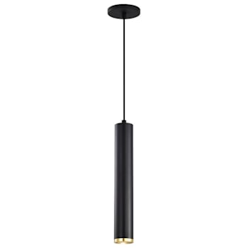 Image for SATCO Century 16" LED Pendant, 36 Degree Beam Angle, Matte Black/Brushed Nickel from HD Supply