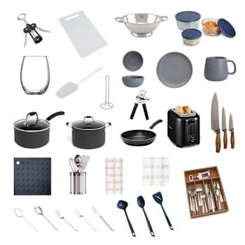 Lodging Kit Element Kitchen Kit - Service For 4 - No Coffee Maker