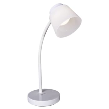 Advantus Ottlite Clarify LED Desk Lamp With 4 Brightness Settings, White