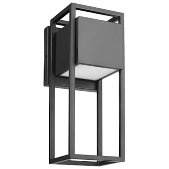 Image for SATCO Supreme 13" LED Medium Wall Lantern With Frosted Glass, Matte Black from HD Supply