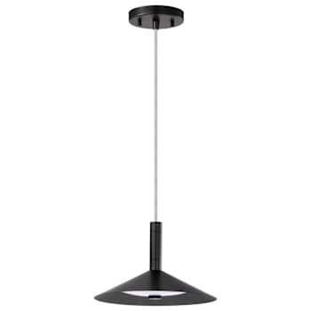 Image for SATCO Corrine 10" LED Pendant, 3000k/4000k/5000k, 18 Watts, Matte Black from HD Supply