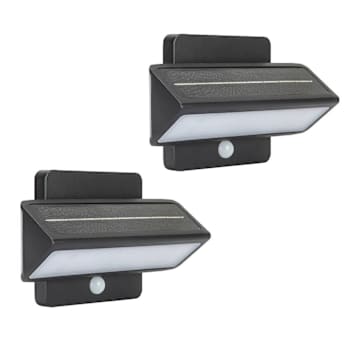 Gama Sonic Architectural Solar Wall Accent Light With Motion Sensor, Package Of 2