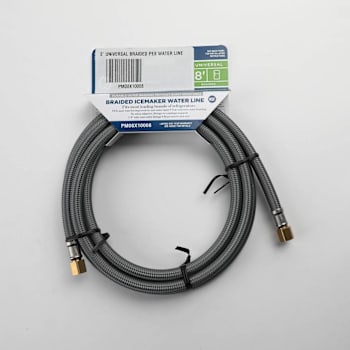 GE Replacement 8' Universal Braided Water Line, Part# Pm08x10008