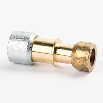GE Replacement 10.5mm X 8mm Brass Reducer For Refrigerator, Part# Wr97x33345