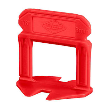 QEP Lash XL Tile Leveling Clips, 1/8", Package Of 100