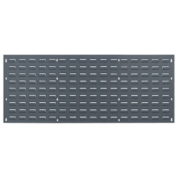 Image for Quantum Storage Systems Louvered Panel Wall Mounted 48"L X 19"H Gray from HD Supply