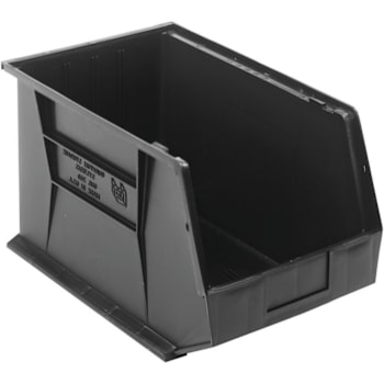 Image for Quantum Storage Systems Ultra Stack & Hang Bin 18l X 11w X 10"H Case Of 4 from HD Supply