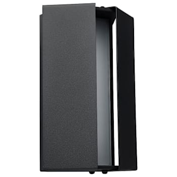 Image for SATCO PEAK 9" LED Wall Sconce, 3000k/4000k/5000k, 10 Watts, Matte Black from HD Supply