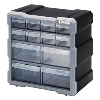 Quantum Storage Systems Plastic Drawer Cabinet 6-1/4"L X 10-1/2"W X 10-1/4"H