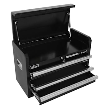 Olympia Tools 4-Drawer Tool Chest, Black, 26"