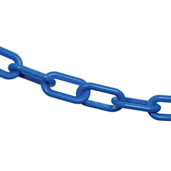 Mr. Chain 2" X 25 Blue Biodegradable Plastic Safety Chain