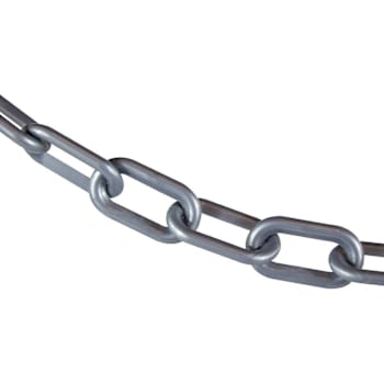 Mr. Chain 2" X 10 Silver Plastic Safety Chain