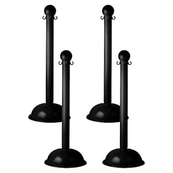 Mr. Chain Black 3" Stanchion Package Of 4