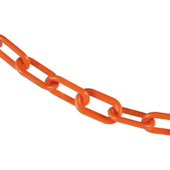 Image for Mr. Chain 2" X 10 Safety Orange Plastic Safety Chain from HD Supply