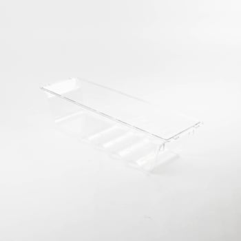 Image for GE Replacement Clear Convertible Drawer Bin For Refrigerator, Part# Wr71x43865 from HD Supply