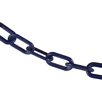 Image for Mr. Chain 2" X 10 Cobalt Blue Plastic Safety Chain from HD Supply