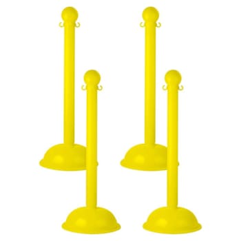 Mr. Chain Yellow 3" Stanchion Package Of 4
