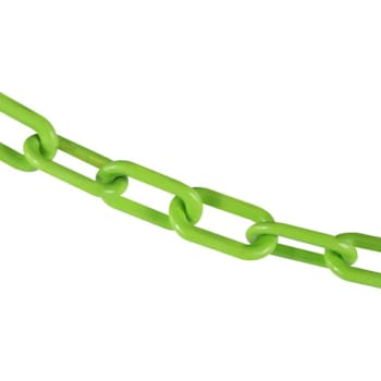 Mr. Chain 2" X 10 Safety Green Plastic Safety Chain