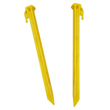 Mr. Chain Yellow 12" Utility Stake Package Of 50