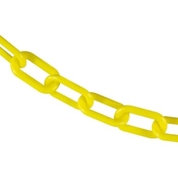 Mr. Chain 2" X 10 Yellow Plastic Safety Chain