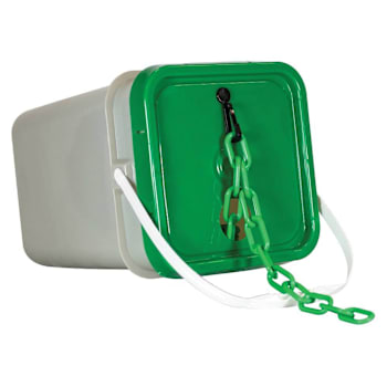 Image for Mr. Chain 2" X 160 Green Biodegradable Plastic Safety Chain - Pail from HD Supply