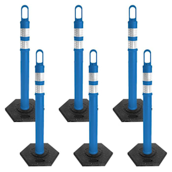 Mr. Chain Sky Blue Delineators Package Of 6
