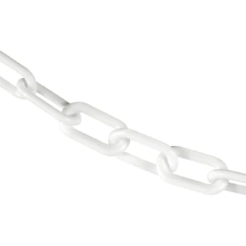 Image for Mr. Chain 2" X 10 White Plastic Safety Chain from HD Supply