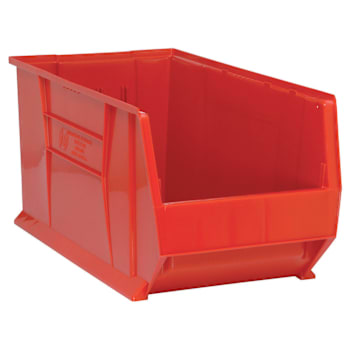 Quantum Storage Systems Hulk Container, 29-7/8" X 16-1/2" X 15", Red