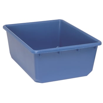 Image for Quantum Storage Systems Tub Nesting Tote, 24-1/2"X19"X9-1/2", Blue, Case Of 6 from HD Supply