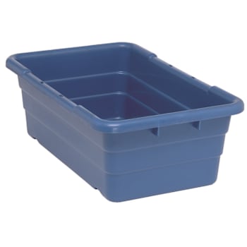 Quantum Storage Systems Cross Stack Tub, 25-1/8" X 16" X 8-1/2", Blue, Case Of 6