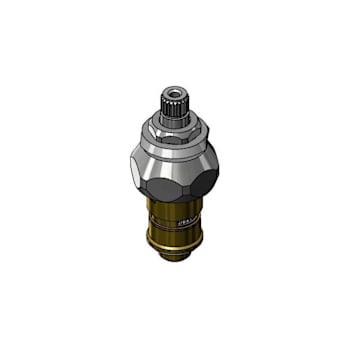 Image for T&S Brass And Bronze Quarter-Turn Cerama Cartridge W/ Check V from HD Supply