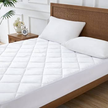 Down Lite Mattress Pad 8oz. Psy Stain Resistant 300tc 100% Cotton King Case Of 4