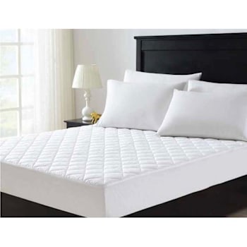 Down Lite Mattress Pad 4oz Psy, Waterproof, 200tc Microfiber, Queen Case Of 8