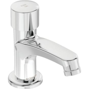 Image for Symmons® SCOT™ Metering Lavatory Faucet, 0.5 GPM, 2" Spout, Polished Chrome, 1 Handle from HD Supply